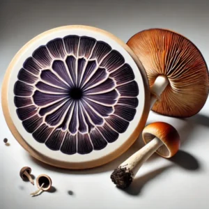 SPORE PRINT PSILOCYBE CUBENSIS