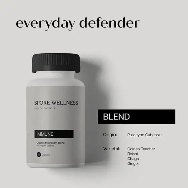 Spore Wellness Immune Microdosing Capsules - Image 2